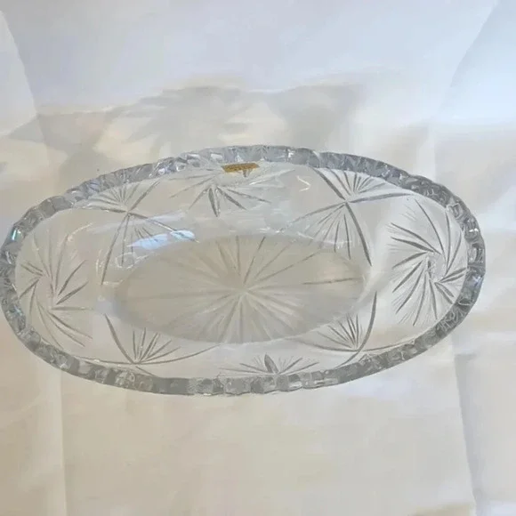 Vintage leaded crystal bowl - Picture 3 of 5